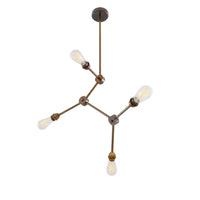 Toronto Chandelier - Antique Brass