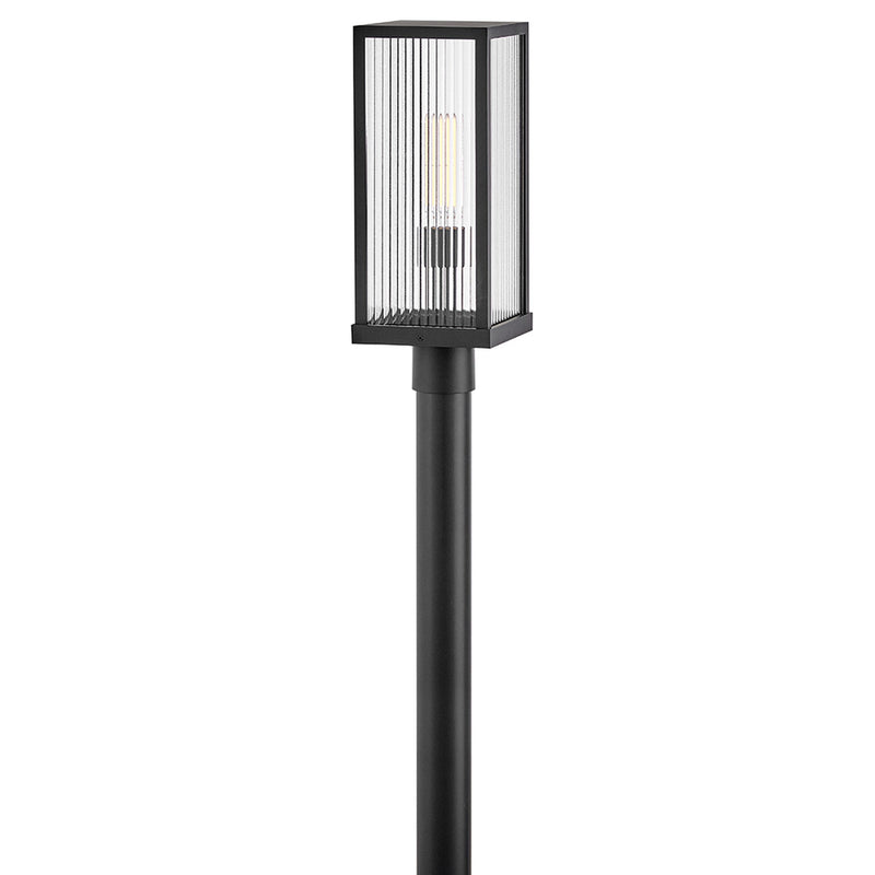 Torrent Medium Post Mount Lantern - Black - by Hinkley