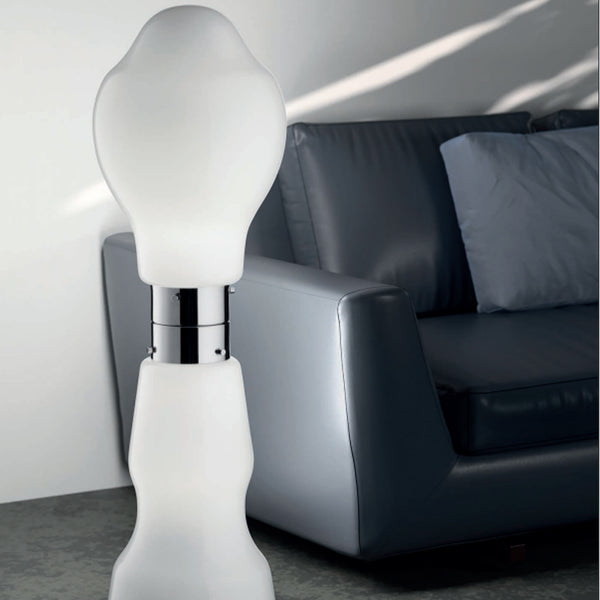 Totem Table Lamp White By Di Glass