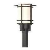 Tourou Outdoor Post Lantern Small in Coastal Natural Iron by Hubbardton Forge