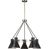 Towner Chandelier — Brushed Nickel