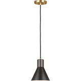 Towner Pendant — Satin Brass
