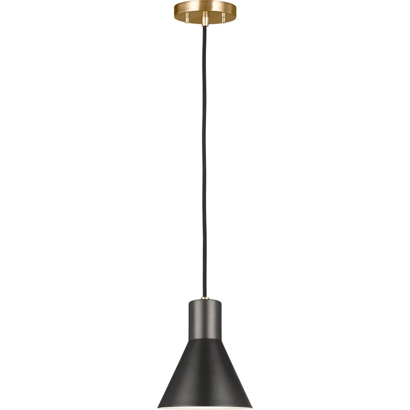 Towner Pendant — Satin Brass