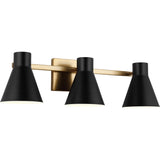 Towner Vanity Light — 25.63 Inch, Satin Brass