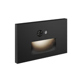Trace Recessed Horizontal Step Light by Dals - Black