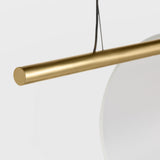 Trace Single Linear Small Hand Rubbed Antique Brass Black By Visual Comfort Detailed View 1