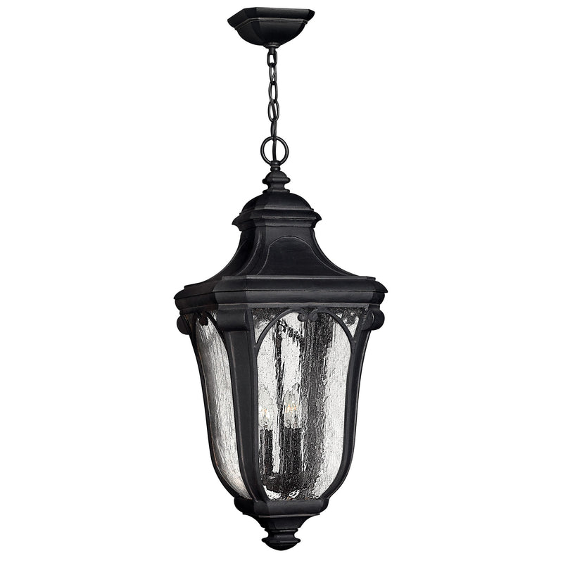 Trafalgar Large Hanging Lantern - Museum Black - by Hinkley