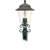 Trafalgar Post Lantern — Oxidized Bronze