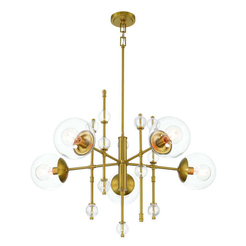 Traiton Chandelier 5 Lights By Eurofase Front View
