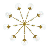 Traiton Chandelier 9 Lights By Eurofase Downlight View