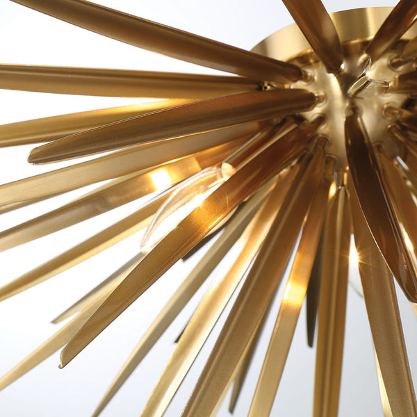 Trapani Ceiling Light Soft Brass By Lib And Co Detailed View