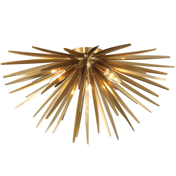Trapani Ceiling Light Soft Brass By Lib And Co