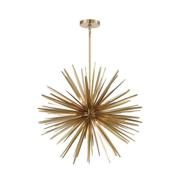 Trapani Chandelier Soft Brass 7 Lights By Lib And Co