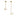 Tratto Pendant Brass by KDLN