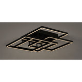 Traverse LED Flush/Wall Mount by ET2 - 8 Inch Black