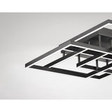 Traverse LED Flush/Wall Mount by ET2 - 8 Inch Black