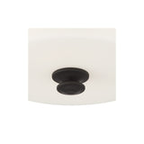 Travis Semi Flush Mount 12.5'' Black Forged
