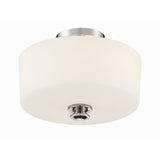 Travis Semi Flush Mount 12.5'' Polished Nickel