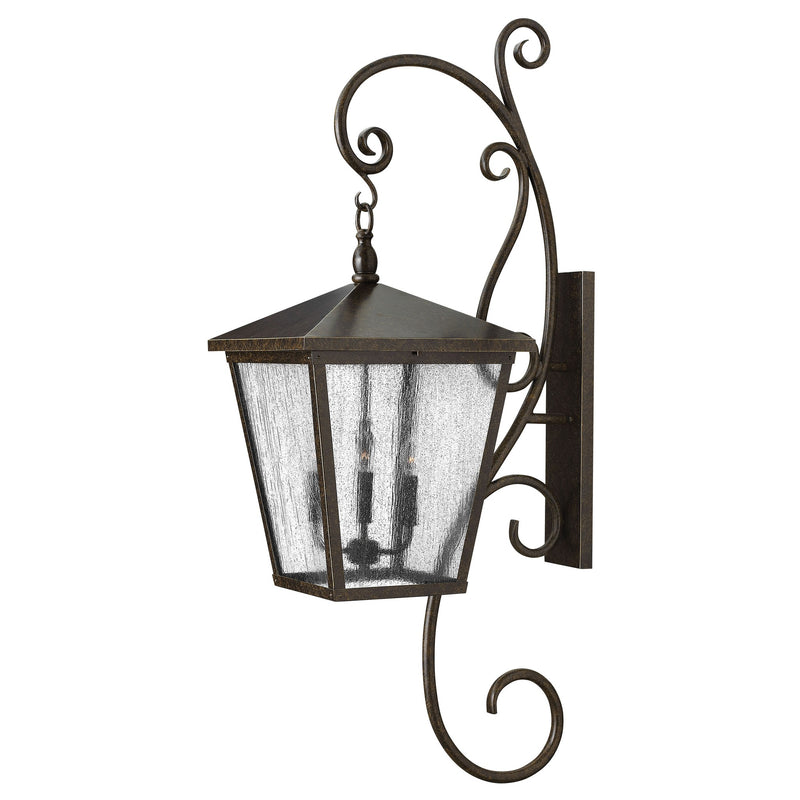Trellis Double XL Wall Mount Lantern with Scroll - Regency Bronze - by Hinkley