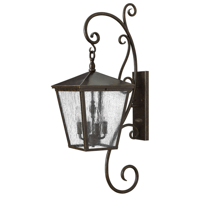 Trellis Extra Large Wall Mount Lantern with Scroll - Regency Bronze - by Hinkley