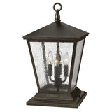 Trellis Medium Pier Mount Lantern - Regency Bronze - by Hinkley