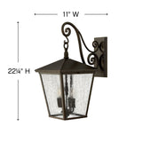 Trellis Wall Mount Lantern