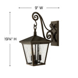 Trellis Wall Mount Lantern