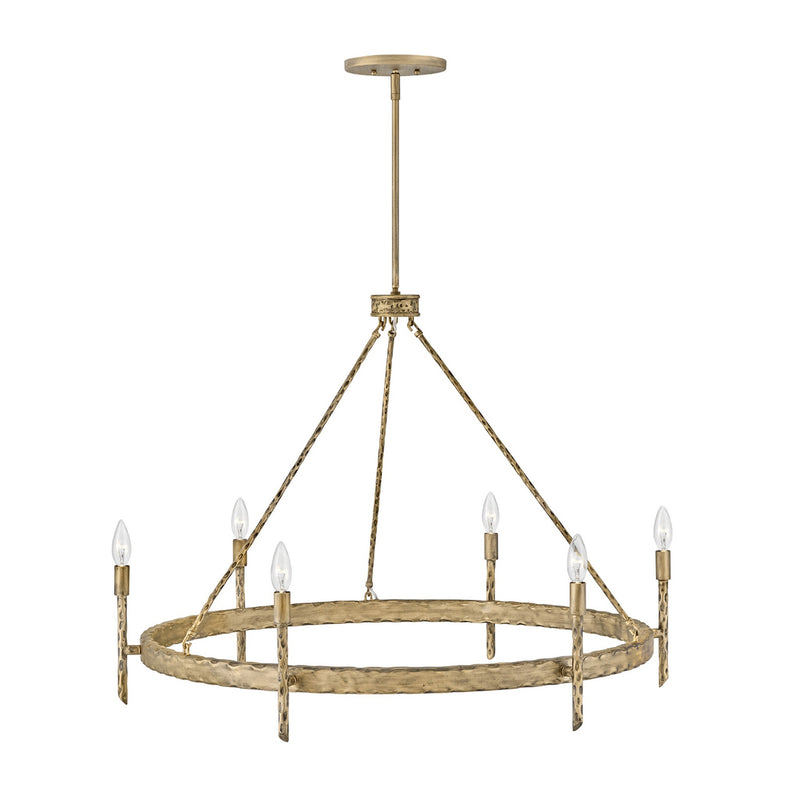 Tress Large Single Tier Chandelier - Champagne Gold - by Hinkley