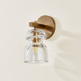 Trey Wall Sconce Patina Brass By Troy Lighting Lifestyle View