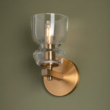 Trey Wall Sconce Patina Brass By Troy Lighting Side View
