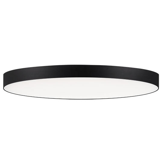Trim Round Flush Mount By Maxim Lighting 11 Inch Black