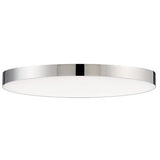 Trim Round Flush Mount By Maxim Lighting 11 Inch Polished Chrome