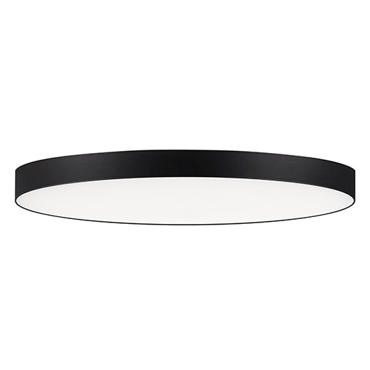 Trim Round Flush Mount By Maxim Lighting 16 Inch Black