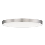 Trim Round Flush Mount By Maxim Lighting 16 Inch Satin Nickel