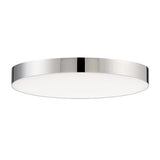Trim Round Flush Mount By Maxim Lighting 7 Inch Polished Chrome