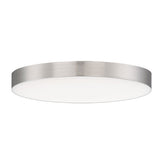 Trim Round Flush Mount By Maxim Lighting 7 Inch Satin Nickel