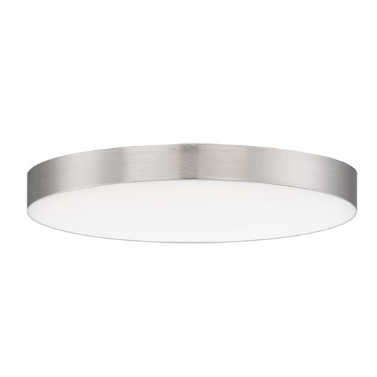 Trim Round Flush Mount By Maxim Lighting 7 Inch Satin Nickel