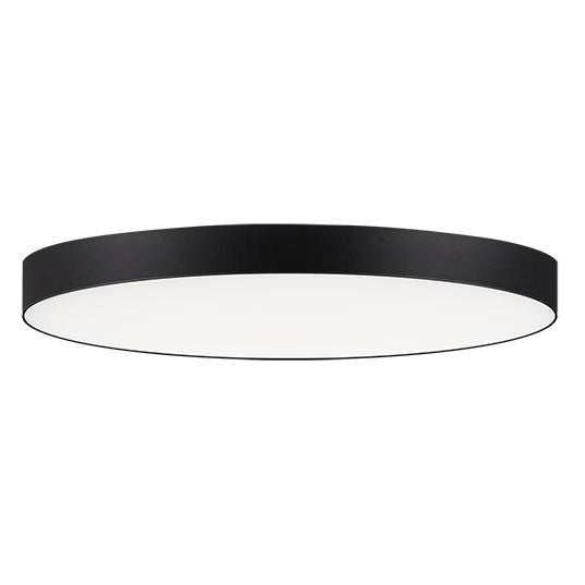 Trim Round Flush Mount By Maxim Lighting 9 Inch Black