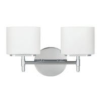 Trinity Bath and Vanity Light - 2-Light - Polished Chrome by Hudson Valley