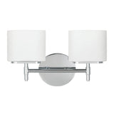 Trinity Bath and Vanity Light - 2-Light - Polished Chrome by Hudson Valley