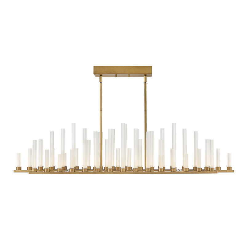 Trinity Medium LED Linear - Heritage Brass - by Fredrick Ramond
