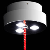 Trinity Pendant Light Red Rope By Schonbek Forever Main View 2