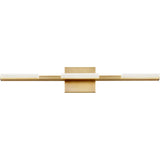 Tris Vanity Light — Aged Brass, 3000K 120V