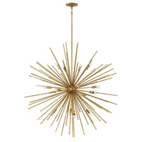 Tryst Large Orb Chandelier - Burnished Gold - by Fredrick Ramond