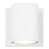 Tubular Outdoor Wall Light 4 Inch Matte White