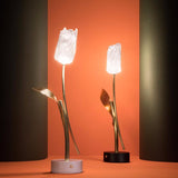 Tulip Battery Portable Lamp By Slamp, Finish: Black / White