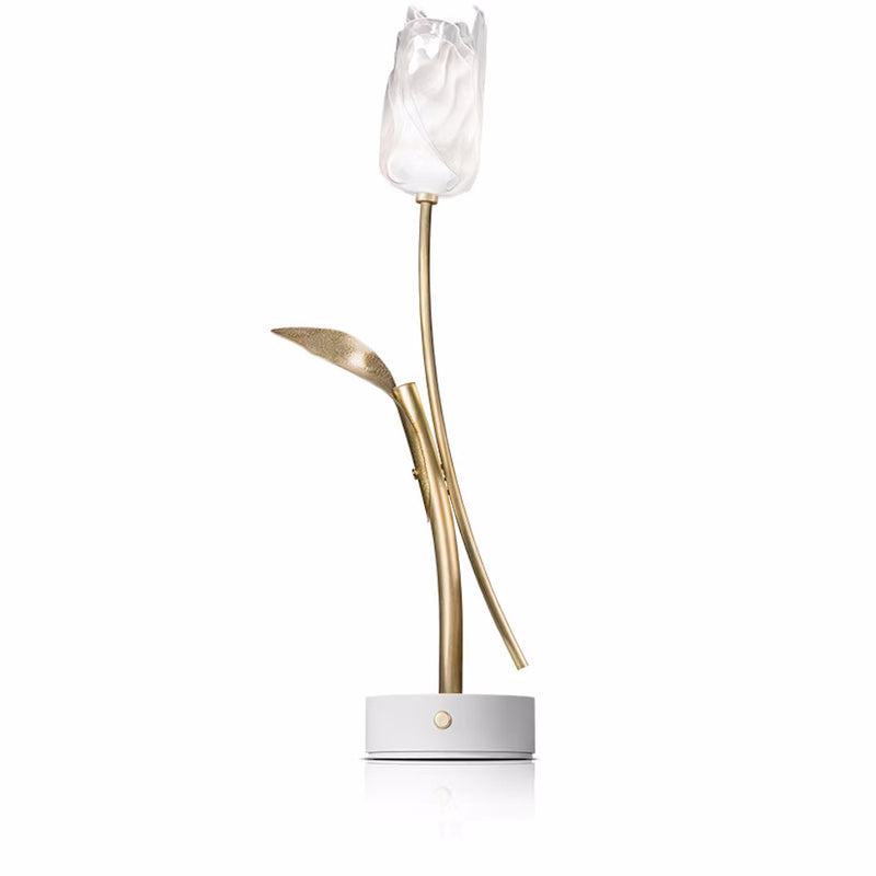 Tulip Battery Portable Lamp By Slamp, Finish: White