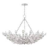 Tulip Chandelier - 12-Light - Silver Leaf by Hudson Valley