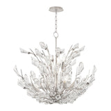 Tulip Chandelier - 9-Light - Silver Leaf by Hudson Valley