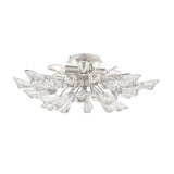 Tulip Semi Flush - Silver Leaf by Hudson Valley